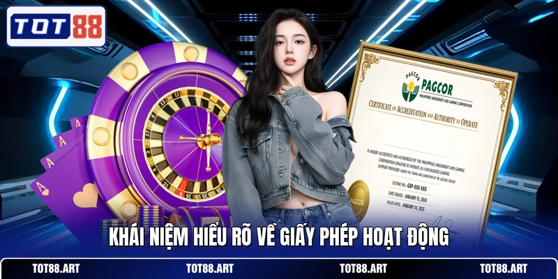 Khái niệm hiểu rõ về giấy phép hoạt động